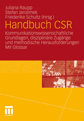 Handbuch CSR von Jarolimek,  Stefan, Raupp,  Juliana, Schultz,  Friederike