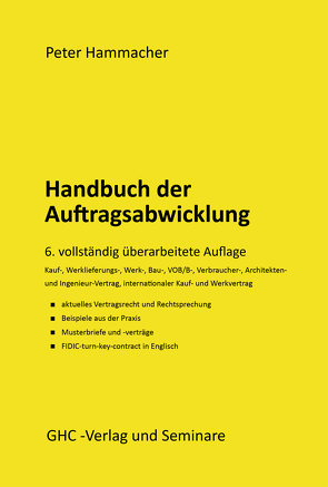 Handbuch der Auftragsabwicklung von Hammacher,  Peter, Lamberty,  Markus