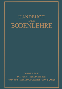 Handbuch der Bodenlehre von Blanck,  E., Herzog,  R. O.