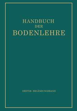 Handbuch der Bodenlehre von Blanck,  E.