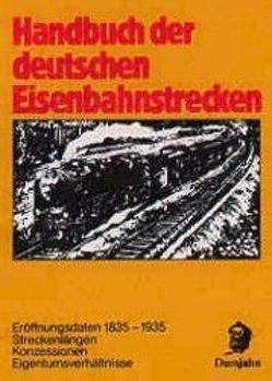 Handbuch der deutschen Eisenbahnstrecken von Dumjahn,  Horst W