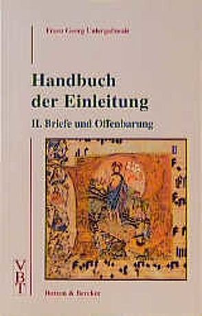 Handbuch der Einleitung / Briefe und Offenbarung von Untergassmair,  Franz G