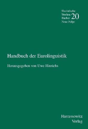 Handbuch der Eurolinguistik von Hinrichs,  Uwe