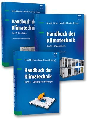 Handbuch der Klimatechnik (Set) von Casties,  Manfred, Hörner,  Berndt, Schmidt,  Manfred