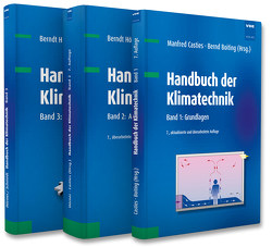 Handbuch der Klimatechnik (Set) von Boiting,  Bernd, Casties,  Manfred, Hörner,  Berndt