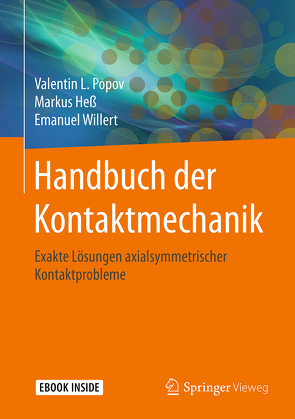 Handbuch der Kontaktmechanik von Hess,  Markus, Popov,  Valentin L., Willert,  Emanuel