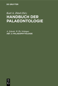 Handbuch der Palaeontologie / Palaeophytologie von Schenk,  A., Schimper,  W. Ph.