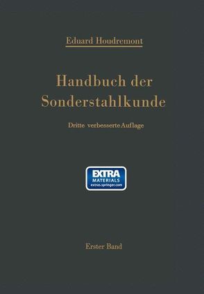 Handbuch der Sonderstahlkunde von Houdremont,  Eduard, Wiester,  Hans-J.