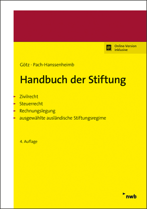 Handbuch der Stiftung von Götz,  Hellmut, Pach-Hanssenheimb,  Ferdinand