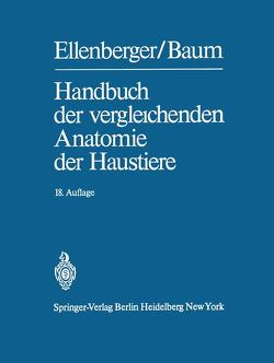 Handbuch der vergleichenden Anatomie der Haustiere von Ackerknecht,  Eberhardt, Baum,  Hermann, Ellenberger,  Wilhelm, Grau,  Hugo, Zietzschmann,  Otto