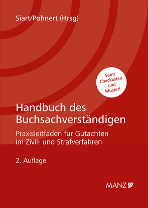 Handbuch des Buchsachverständigen von Pohnert,  Gerhard, Siart,  Rudolf