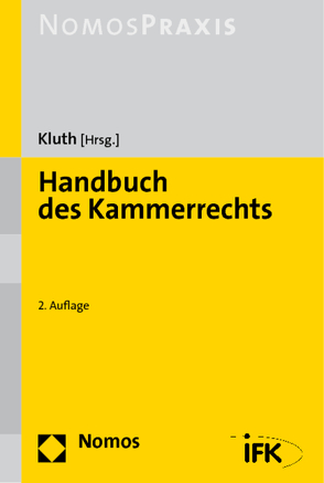Handbuch des Kammerrechts von Kluth,  Winfried