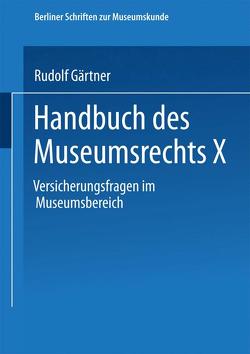 Handbuch des Museumsrechts X von Gärtner,  Rudolf