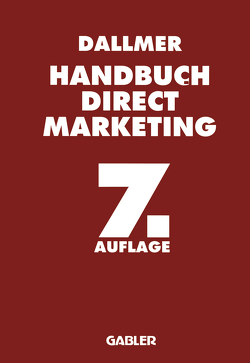 Handbuch Direct Marketing von Dallmer,  Heinz