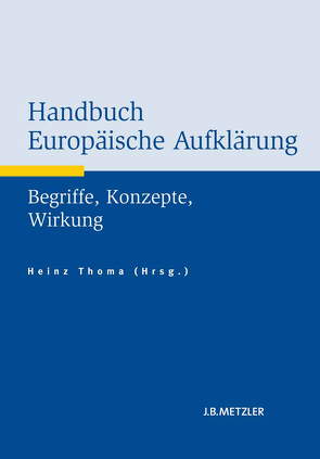 Handbuch Europäische Aufklärung von Thoma,  Heinz
