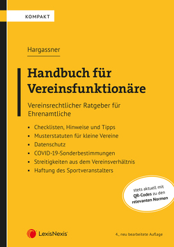 Handbuch für Vereinsfunktionäre von Hargassner,  Richard