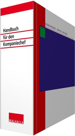 Handbuch für den Kompaniechef von Walhalla Fachredaktion