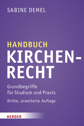 Handbuch Kirchenrecht von Demel,  Sabine