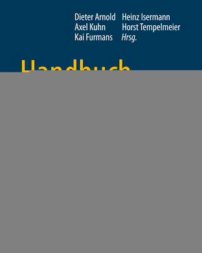 Handbuch Logistik von Arnold,  Dieter, Furmans,  Kai, Isermann,  Heinz, Kuhn,  Axel, Tempelmeier,  Horst