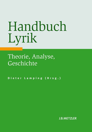 Handbuch Lyrik von Lamping,  Dieter