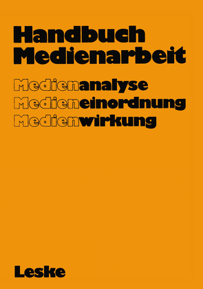 Handbuch Medienarbeit von Albrecht,  Gerd
