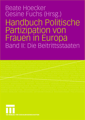 Handbuch Politische Partizipation von Frauen in Europa von Fuchs,  Gesine, Hoecker,  Beate
