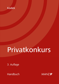 Handbuch Privatkonkurs von Kodek,  Georg