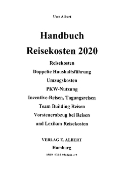 Handbuch Reisekosten 2020 von Albert,  Uwe