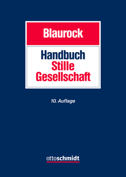 Handbuch Stille Gesellschaft von Blaurock,  Uwe, Kauffeld,  Hans-Georg, Lamprecht,  Philipp, Levedag,  Christian, Wachter,  Thomas