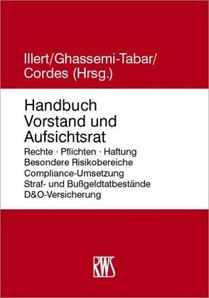 Handbuch Vorstand und Aufsichtsrat von Ghassemi-Tabar,  Nima, Illert,  Staffan