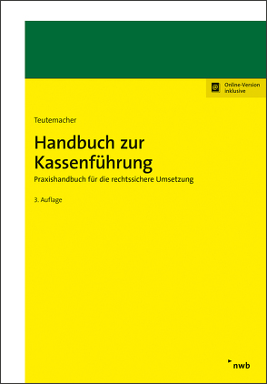 Handbuch zur Kassenführung von Teutemacher,  Tobias
