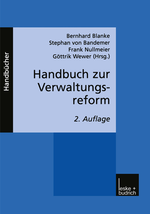 Handbuch zur Verwaltungsreform von Blanke,  Bernhard