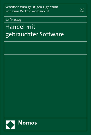 Handel mit gebrauchter Software von Herzog,  Ralf