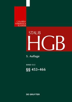 Handelsgesetzbuch / §§ 453-466 von Maurer,  Andreas, Schoen,  Harald