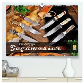 Handgefertigte Jagdmesser (hochwertiger Premium Wandkalender 2024 DIN A2 quer), Kunstdruck in Hochglanz von Hergenhan,  Georg