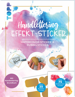 Handlettering Effekt-Stickerbuch von Blum,  Ludmila, frechverlag