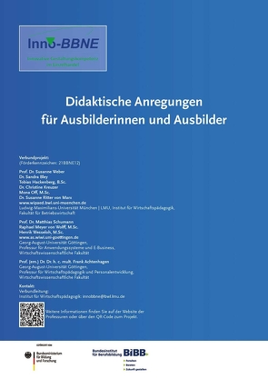 Handreichung für Ausbilderinnen und Ausbilder im Einzelhandel von Achtenhagen,  Frank, Bley,  Sandra, Hackenberg,  Tobias, Kreuzer,  Christine, Meyer von Wolff,  Raphael, Off,  Mona, Ritter von Marx,  Susanne, Schumann,  Matthias, Weber,  Susanne, Wesseloh,  Hendrik