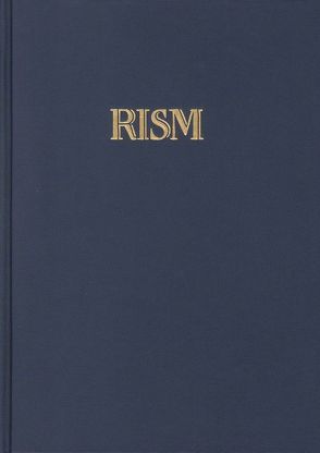 RISM B IV,3 Handschriften mit mehrstimmiger Musik des 14., 15. und 16. Jahrhunderts von Fischer,  Kurt von