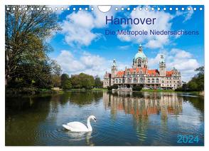 Hannover Die Metropole Niedersachsens (Wandkalender 2024 DIN A4 quer), CALVENDO Monatskalender von Selection,  Prime