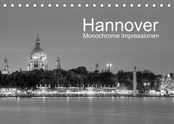 Hannover Monochrome Impressionen (Tischkalender 2023 DIN A5 quer) von Hasche,  Joachim