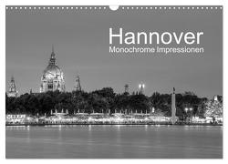 Hannover Monochrome Impressionen (Wandkalender 2024 DIN A3 quer), CALVENDO Monatskalender von Hasche,  Joachim