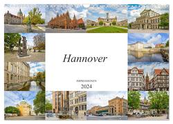 Hannover Stadtansichten (Wandkalender 2024 DIN A3 quer), CALVENDO Monatskalender von Meutzner,  Dirk