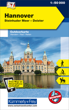 Hannover Nr. 57 Outdoorkarte Deutschland 1:50 000