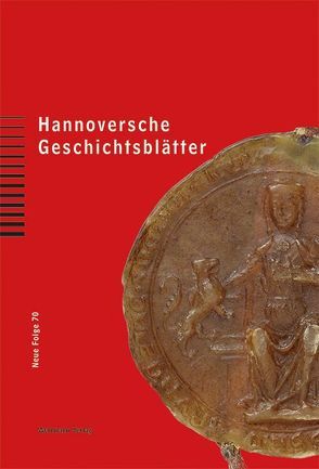 Hannoversche Geschichtsblätter von Regin,  Cornelia