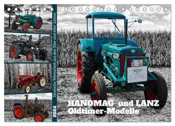 HANOMAG und LANZ Oldtimer Modelle (Tischkalender 2024 DIN A5 quer), CALVENDO Monatskalender von Kleemann,  Claudia