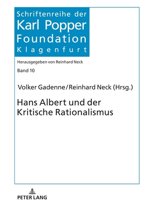 Hans Albert und der Kritische Rationalismus von Gadenne,  Volker, Neck,  Reinhard