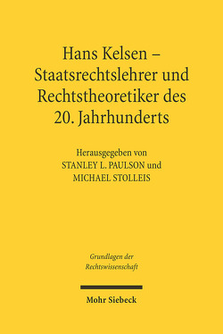 Hans Kelsen von Paulson,  Stanley L, Stolleis,  Michael