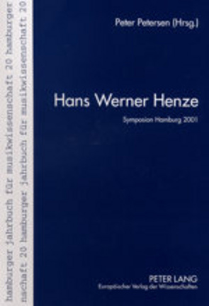 Hans Werner Henze von Petersen,  Peter