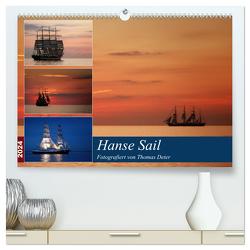 Hanse Sail (hochwertiger Premium Wandkalender 2024 DIN A2 quer), Kunstdruck in Hochglanz von Deter,  Thomas