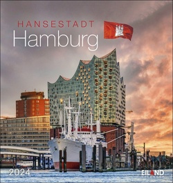 Hansestadt Hamburg Postkartenkalender 2024
